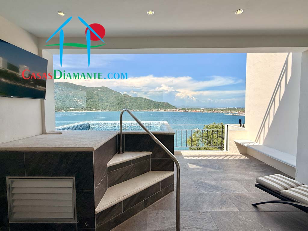 Vista Real Portonovo N 12 - Terraza con jacuzzi 10